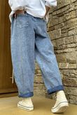 Duran Zig Barrel Leg Jean Vintage Washed Denim